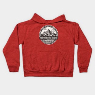 Keep climbing higher Kids Hoodie